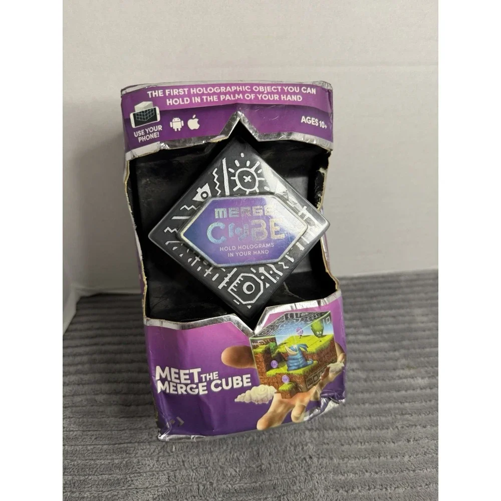 Merge Cube Hold Holograms in Your Hand Virtual Game Toy for IOS Android Tablet